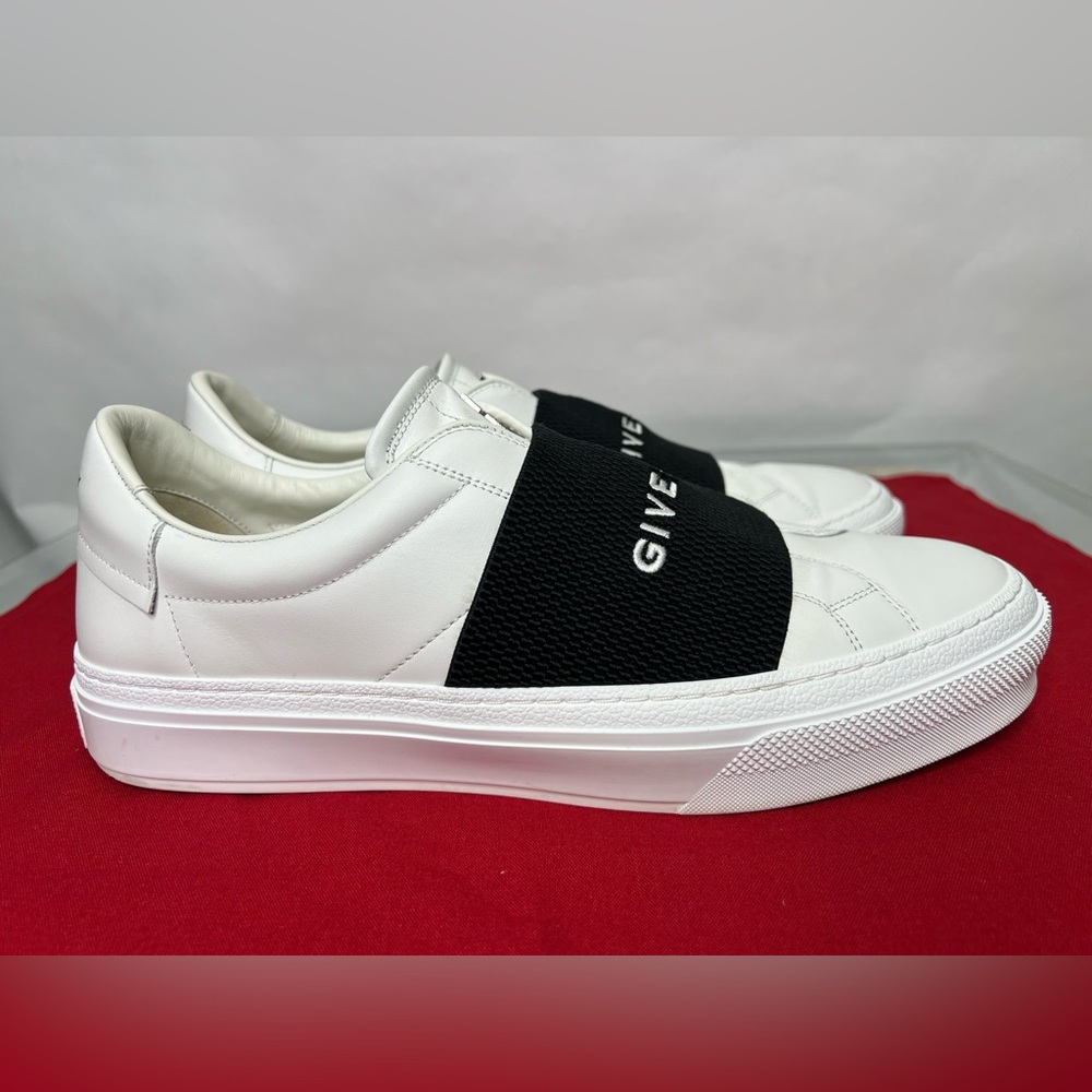 Givenchy White and Black Loafers